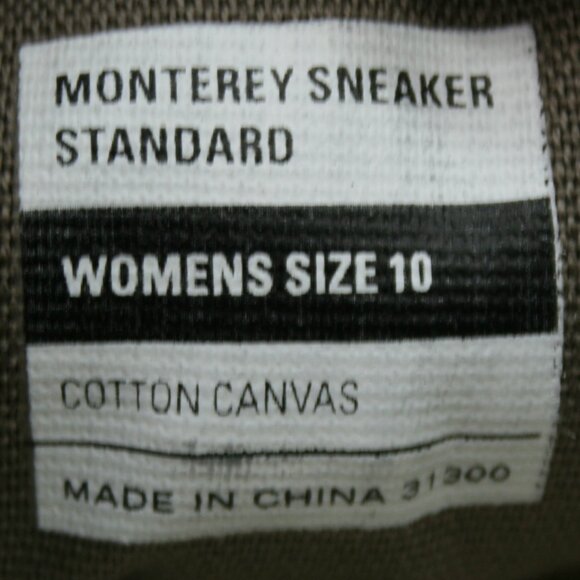 SeaVees Ladies 10 Monterey Standard Red Cotton Canvas Tennis Gym Shoes Sneakers - Picture 8 of 12